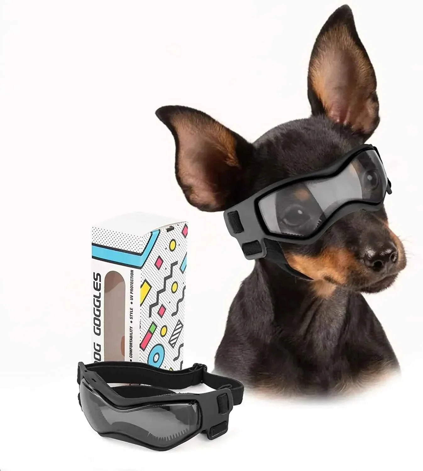 Lunettes UV pour animaux de compagnie : Protection oculaire élégante pour chiens et chats