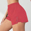 Pantalones Cortos de Yoga Falsos de Dos Piezas para Mujeres
