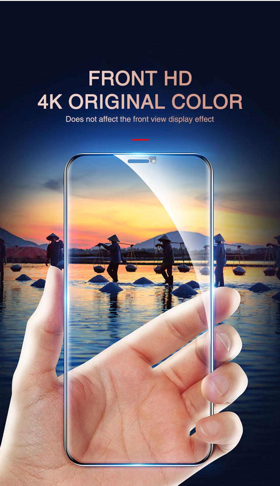 Protector de Pantalla Privado de Vidrio Templado Antirreflejo 200D para iPhone