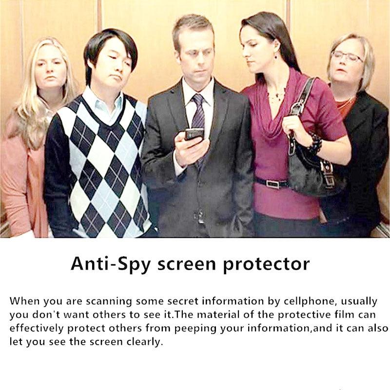 Protecteur d'écran anti-espion HD mat pour iPhone