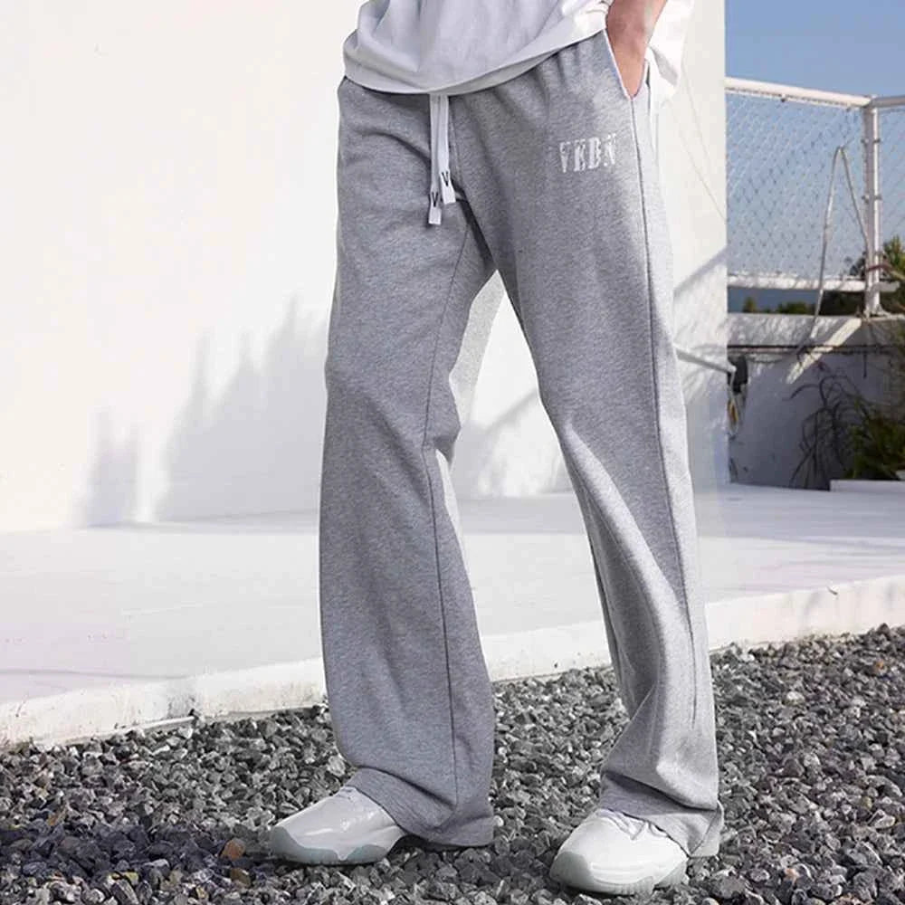 Pantalones de chándal casuales para hombre con cordón