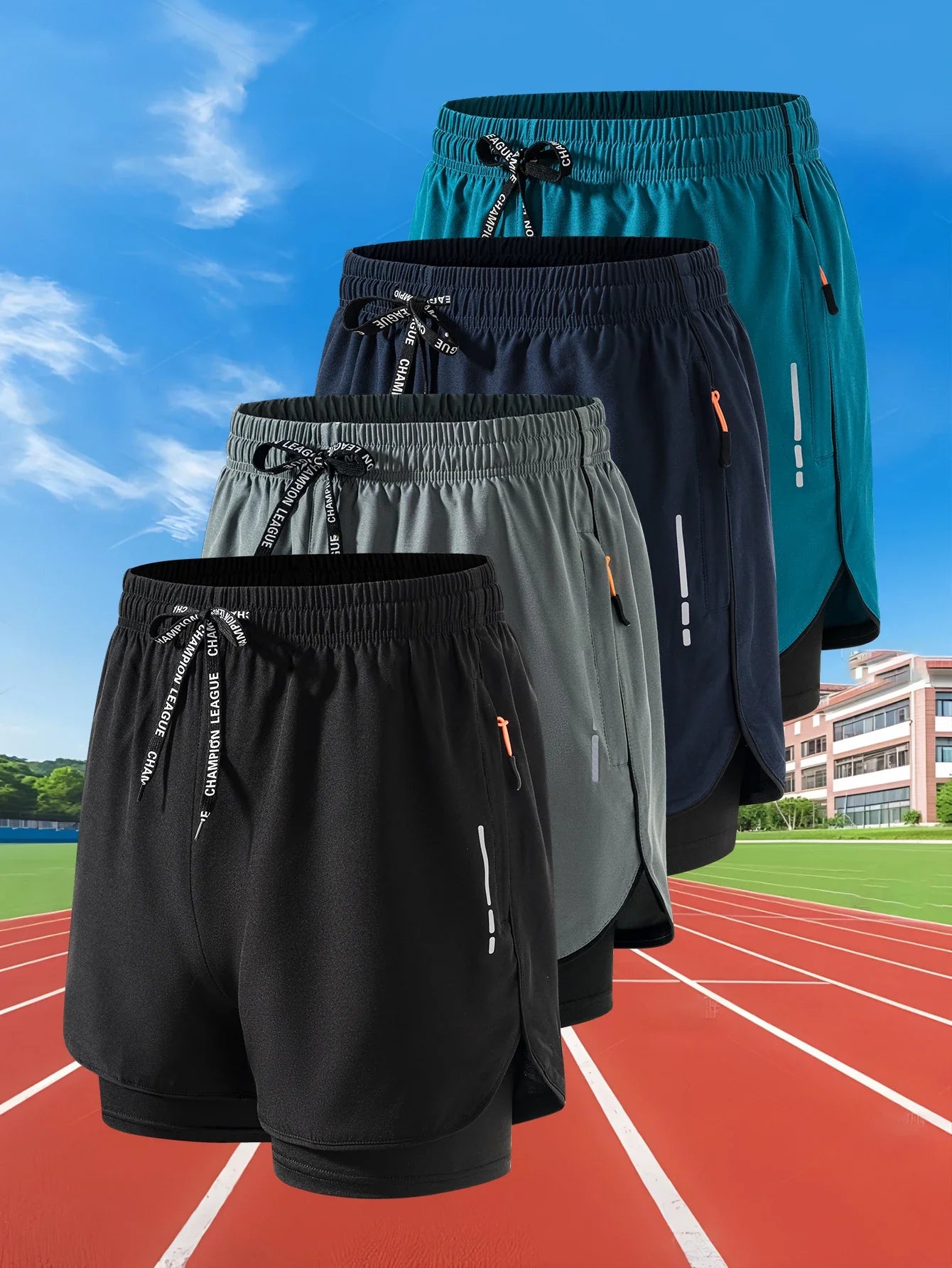 Shorts de course premium pour hommes