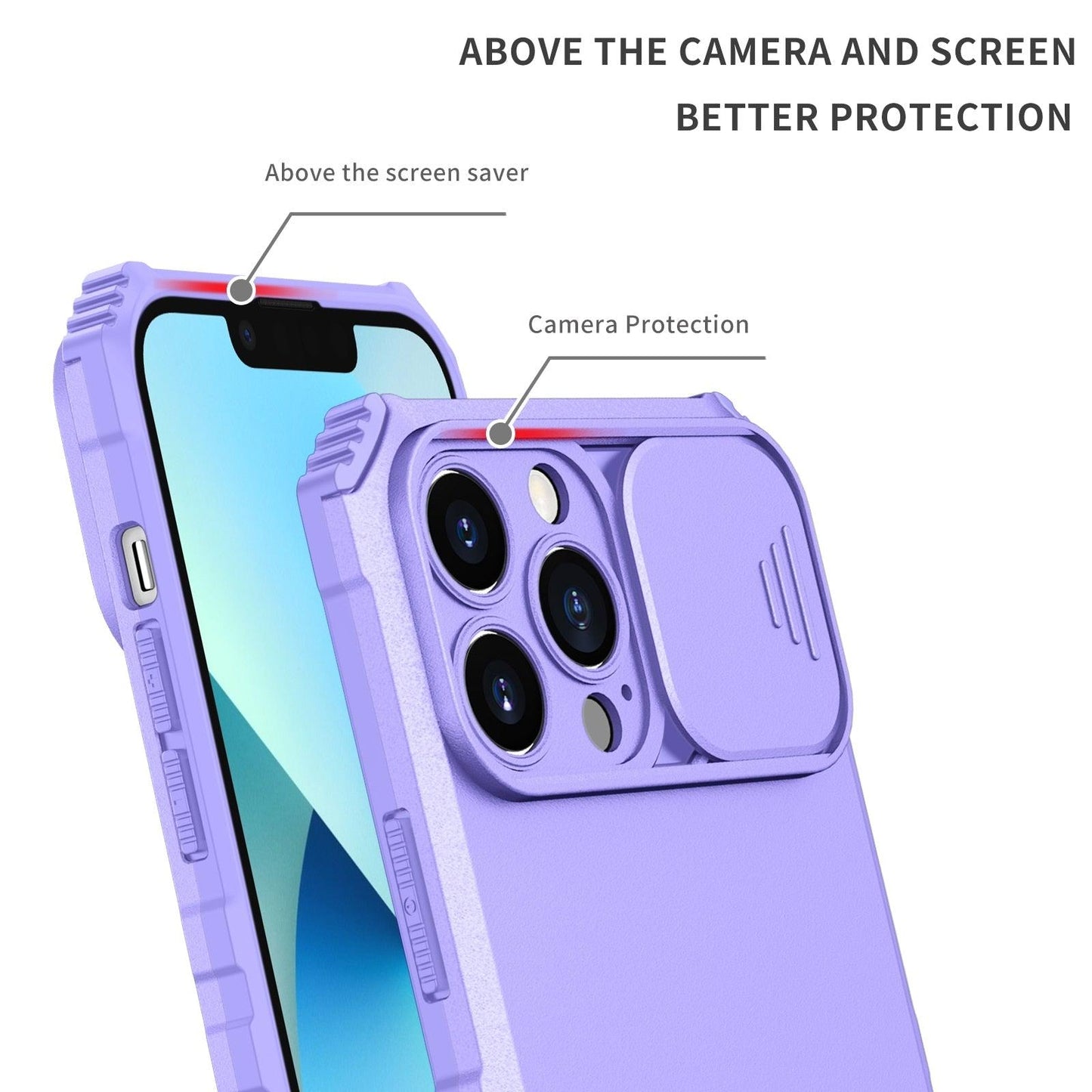 Premium Heavy Duty Shockproof iPhone 13 Pro Case with Camera Protection