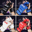 Guantes de Boxeo de Cuero de Mitad de Dedo Premium