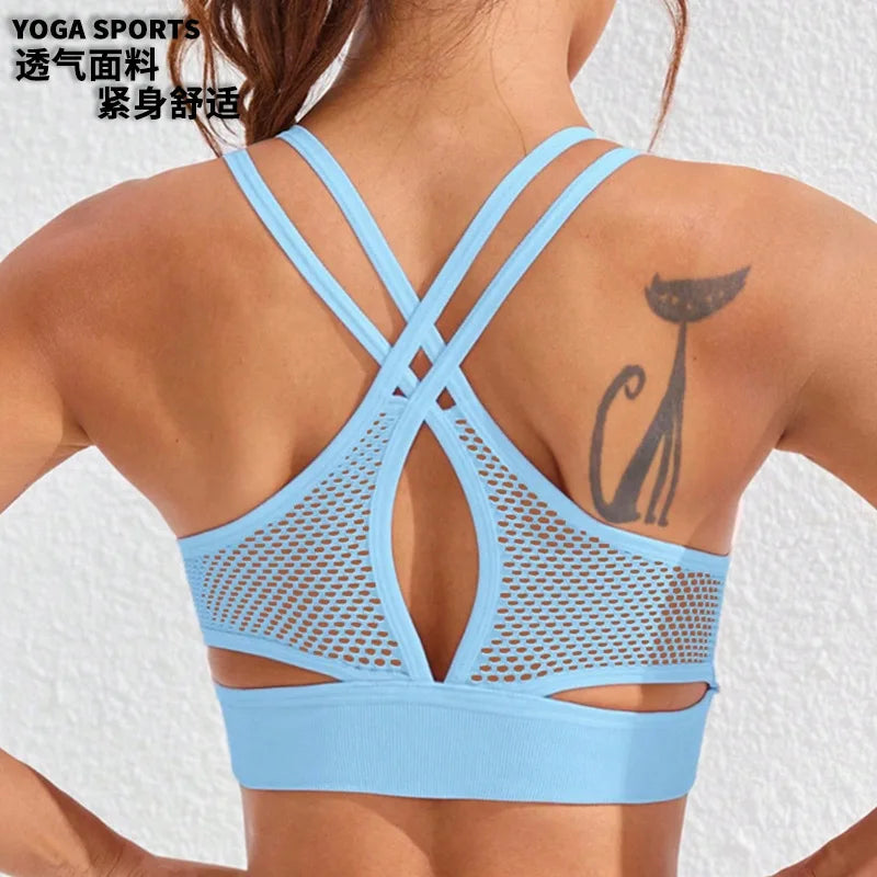 Premium Push-Up Yoga Sports Bra & Gym Crop Top