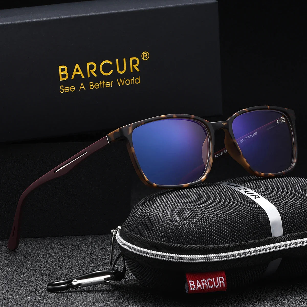 Lunettes de lecture carrées tendance BARCUR - Légères et élégantes