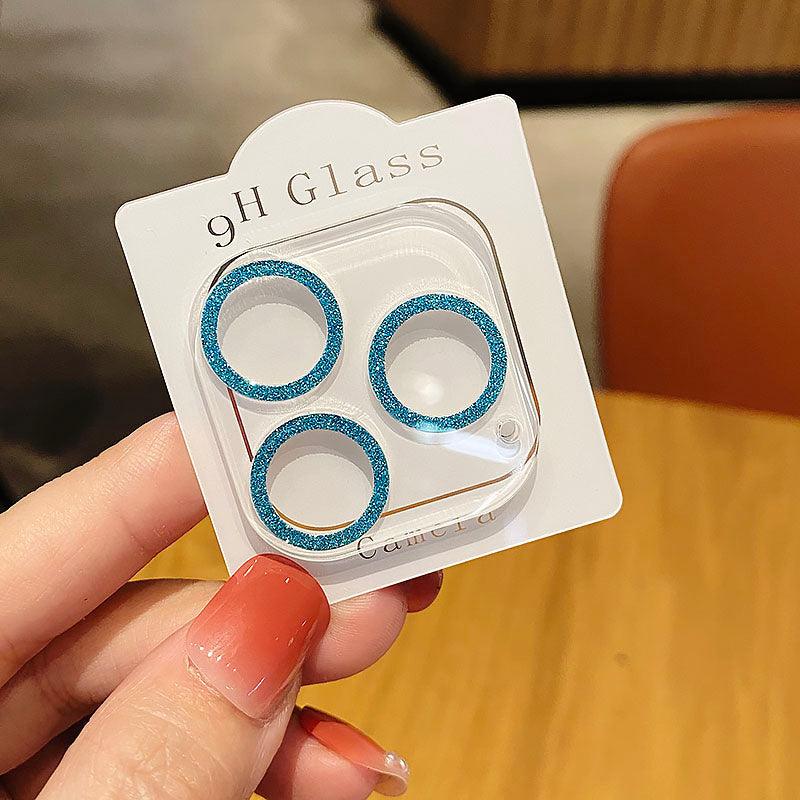 Glitter Full Cover Camera Lens Protector for iPhone