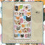 Funda de teléfono linda de gato y perro para modelos de iPhone y Samsung