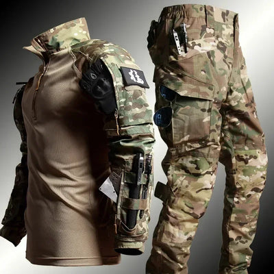 Men's Tactical Clothing Set for Outdoor Adventures