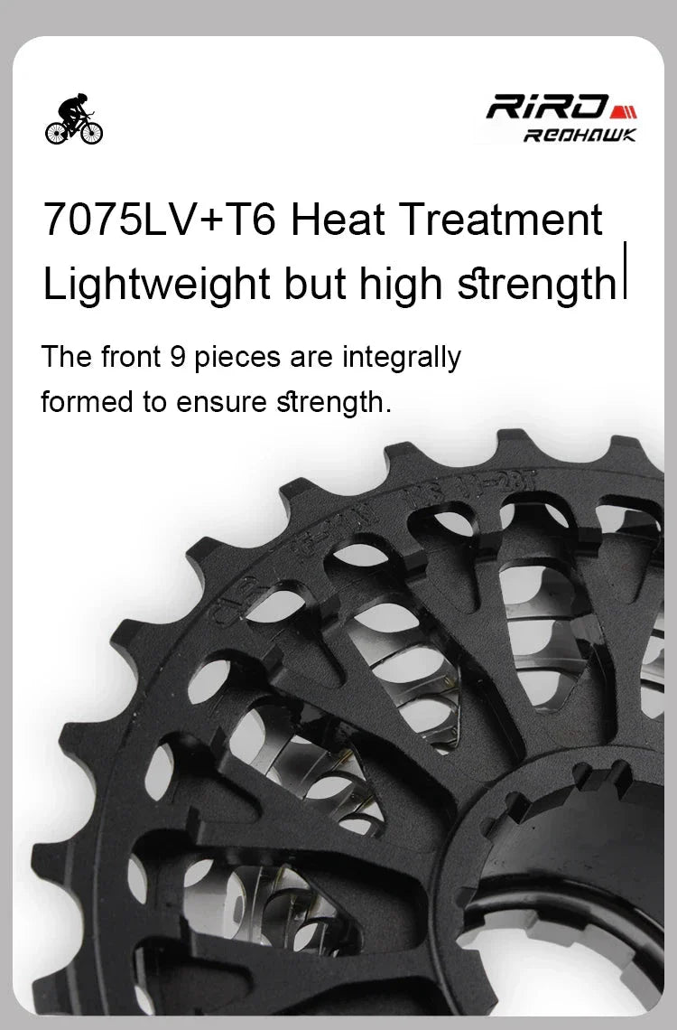 RIRO Ultra-light Hollow Freewheel for Enhanced Cycling Performance