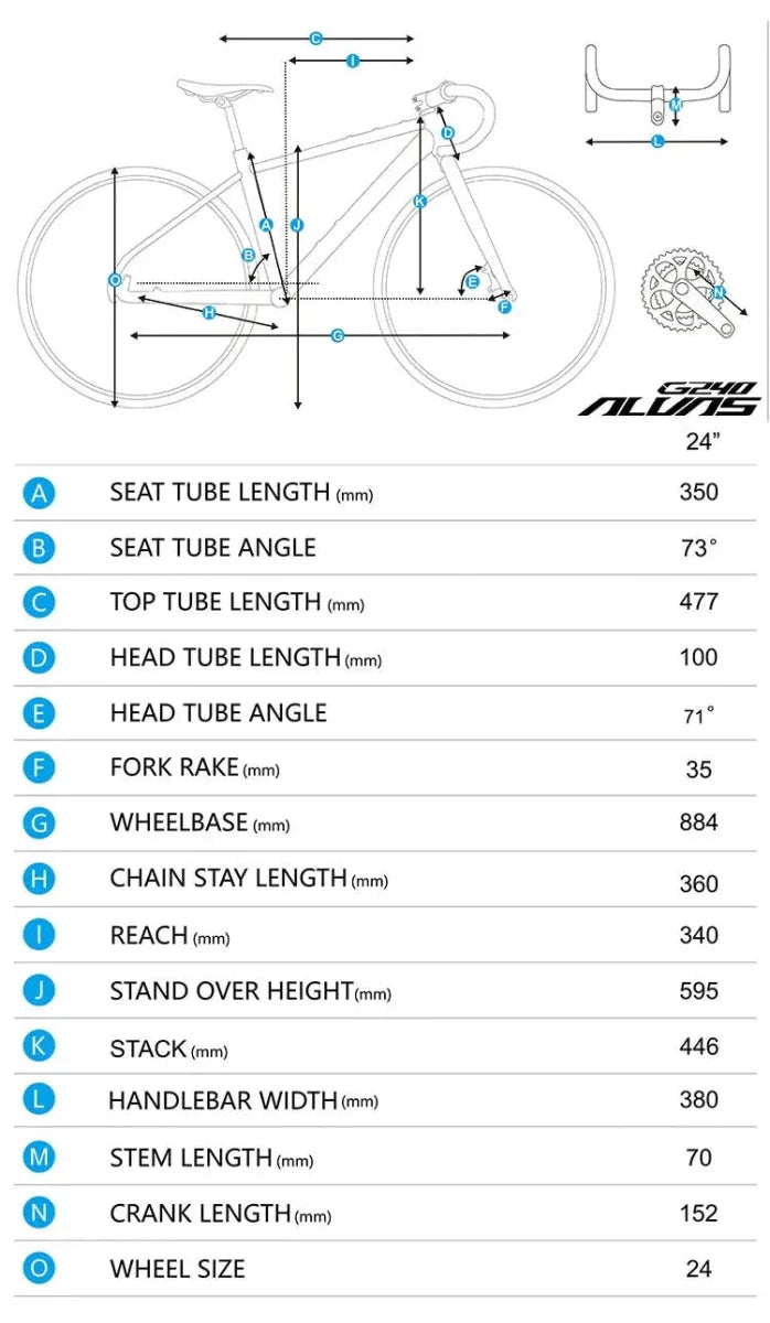 YUZE G240 7-Speed Aluminum Disc Brake Bicycle for Students