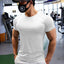 T-shirts de sport pour hommes grande taille en tissu Dry Fit