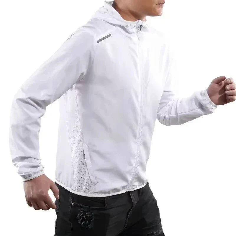 Veste de course à capuche premium