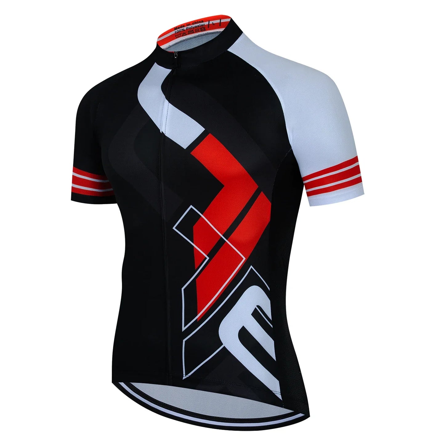 Jersey de Ciclismo Clásico Negro para Hombre - Camiseta de Manga Corta
