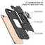 Coque de support avec anneau magnétique en métal pour iPhone 11-14 Pro Max