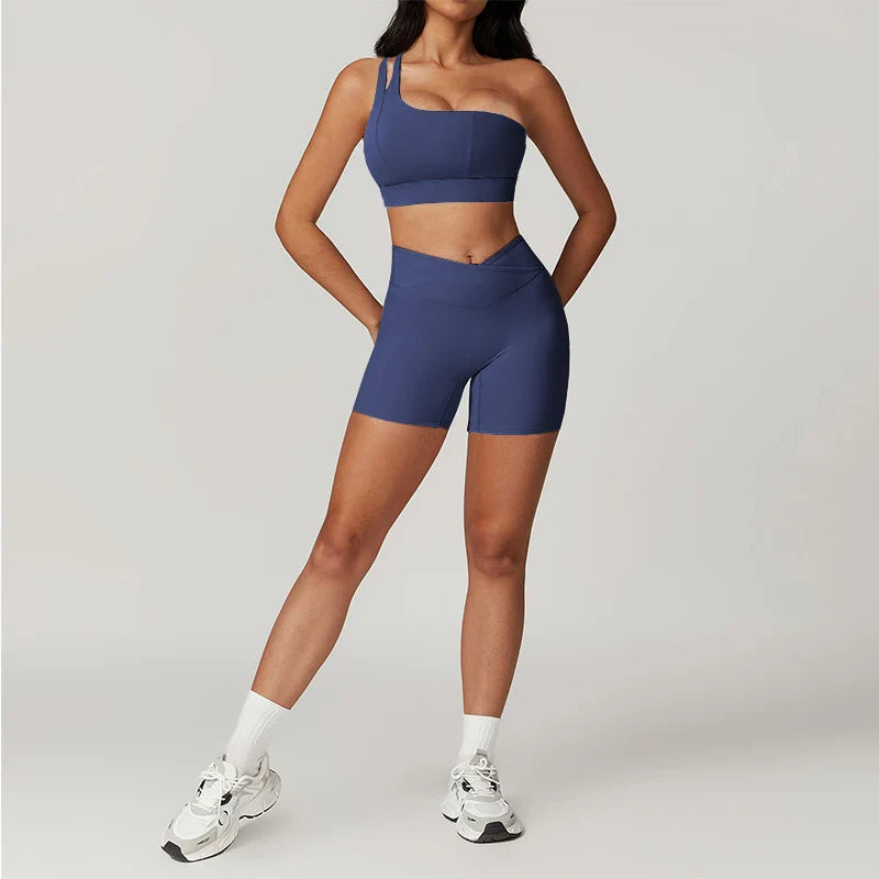 Conjunto de Mallas y Shorts Push-Up para Mujer