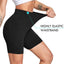 Shorts de yoga taille haute longueur genou pour femmes