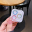 Verre de protection scintillant pour caméra pour iPhone 14/13/12