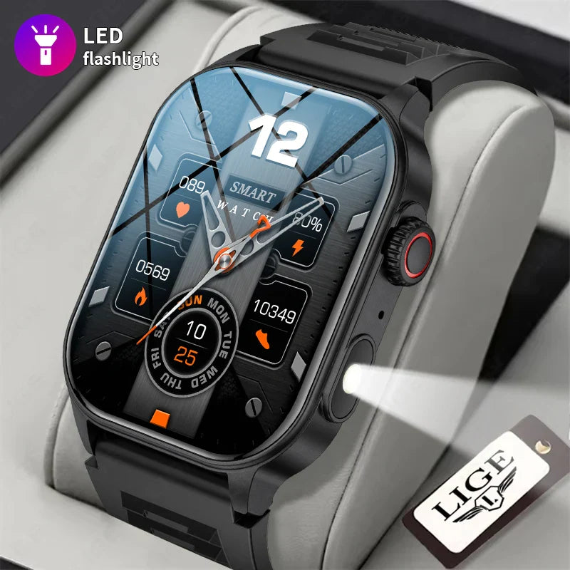 LIGE FlashSmart 2: Premium Smartwatch with HD Display