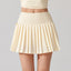 VITALINOVO Flowy Pleat Skort: High-Waist, Pocketed, Comfy