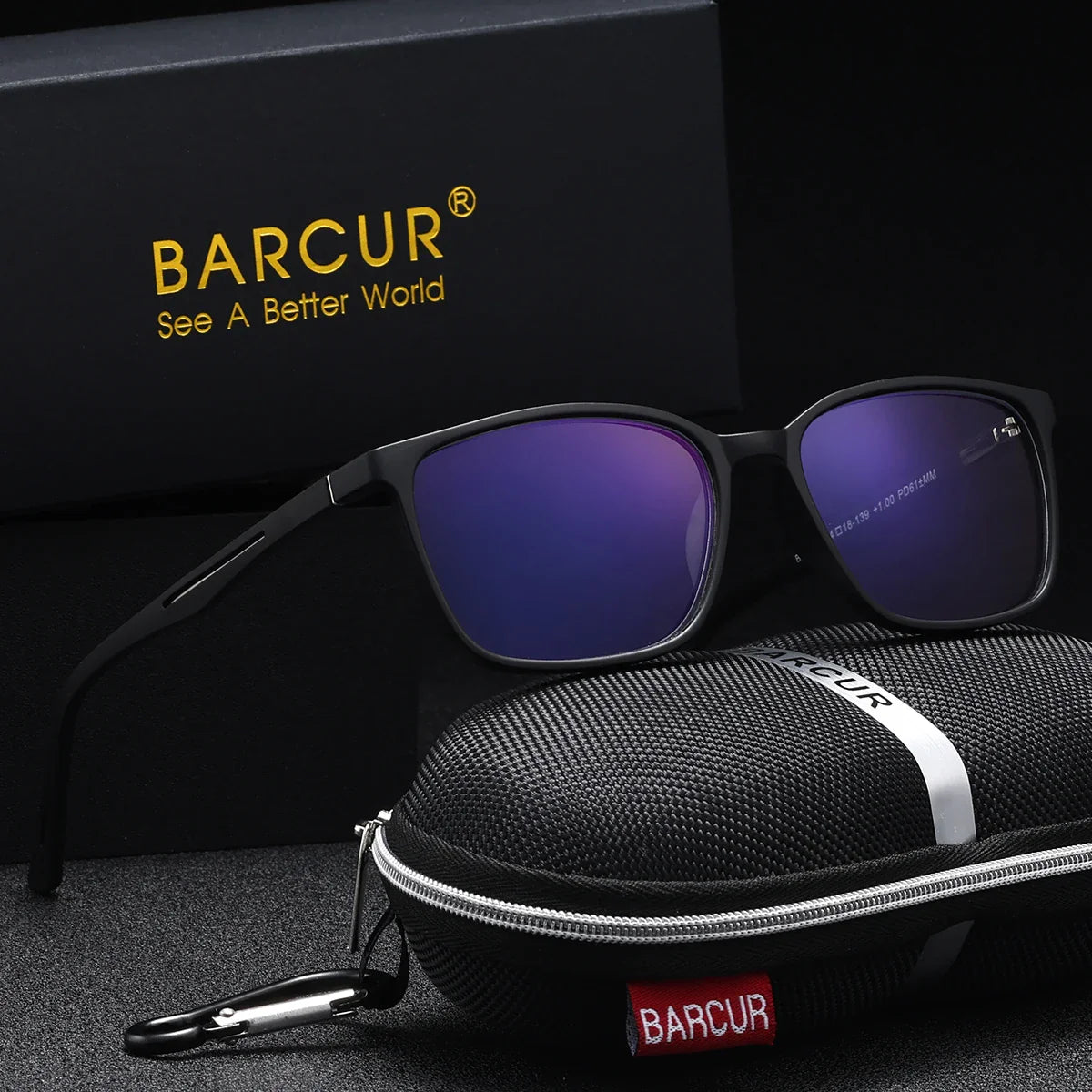 Lunettes de lecture carrées tendance BARCUR - Légères et élégantes