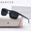Lunettes de soleil polarisées blanches et roses tendance BARCUR pour femmes