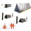 Tente de survie d'urgence et sac de couchage