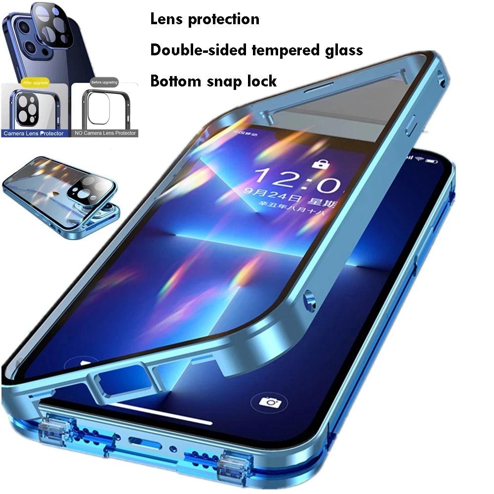 Cubierta de cámara de vidrio templado 9H para iPhone - Protección premium