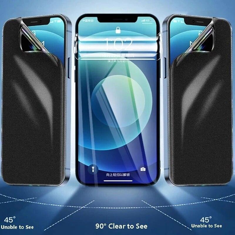 Protecteur d'écran de confidentialité 3 pièces pour modèles d'iPhone