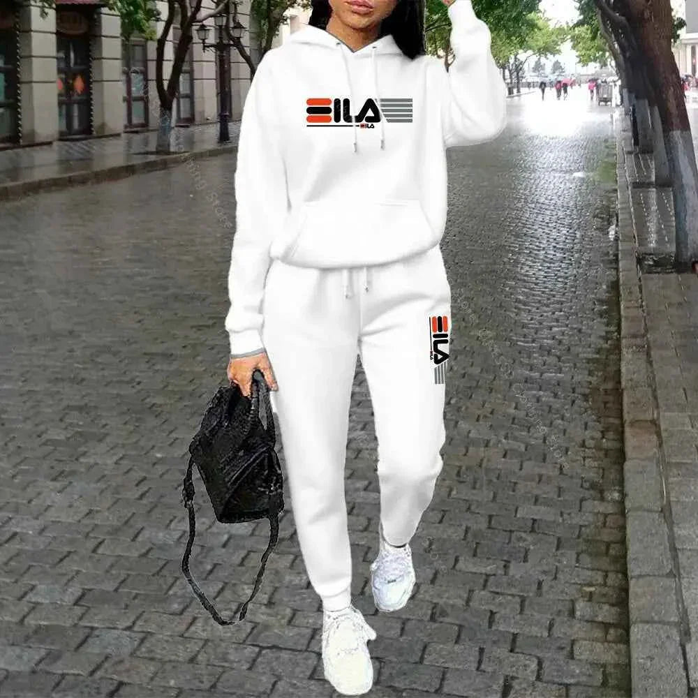 Ensemble de sweat à capuche et pantalon de luxe pour femmes