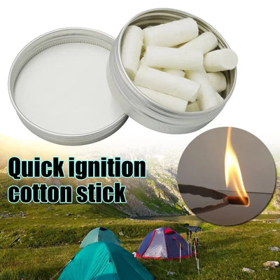 12pc Campfire Ignite Kit - Weatherproof Paraffin