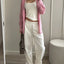 ChicEase Pantalons Jogging Taille Haute à Jambes Larges