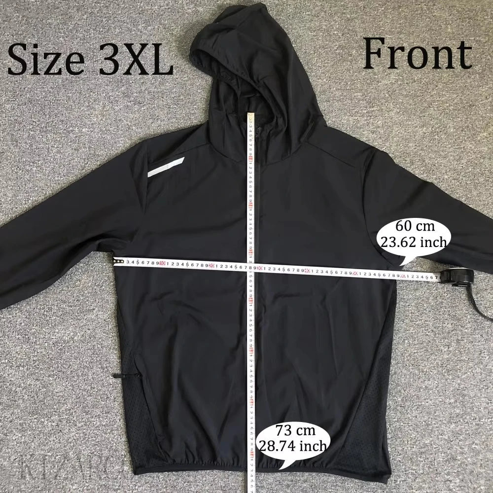Veste de course à capuche premium