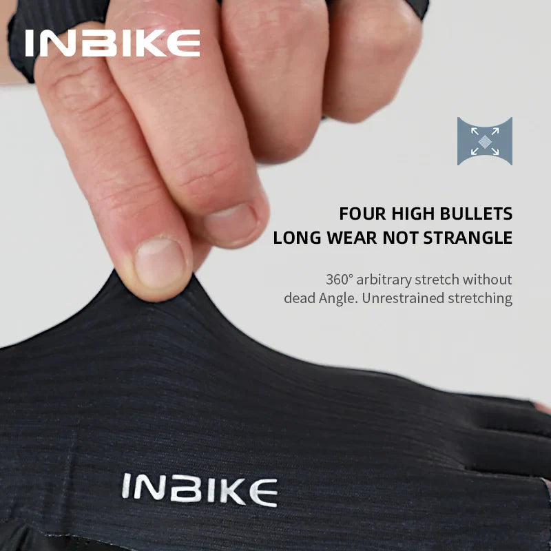 Gants de cyclisme à demi-doigts INBIKE pour hommes et femmes