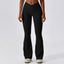 Pantalons de yoga taille haute FlareFit pour femmes