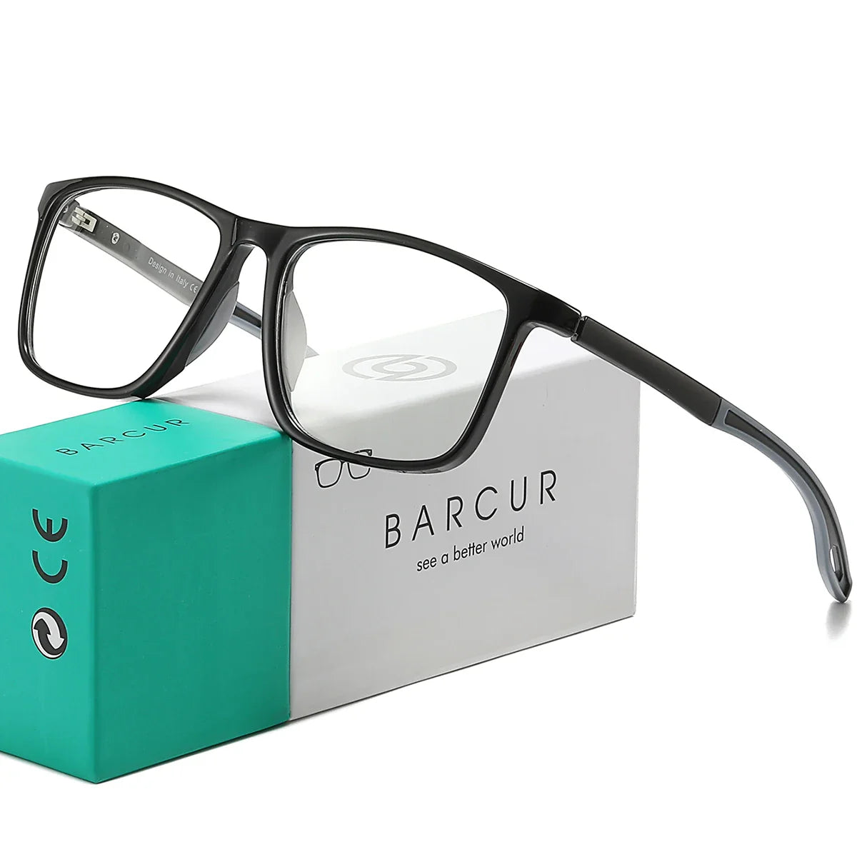 BARCUR Ultra-Light Sports Reading Glasses for Men & Women – Durable Presbyopia Eyewear with High-Definition Lenses – Stylish Rectangle Reade - Korvel