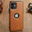 Coque de téléphone en cuir PU de luxe pour iPhone - Protection élégante