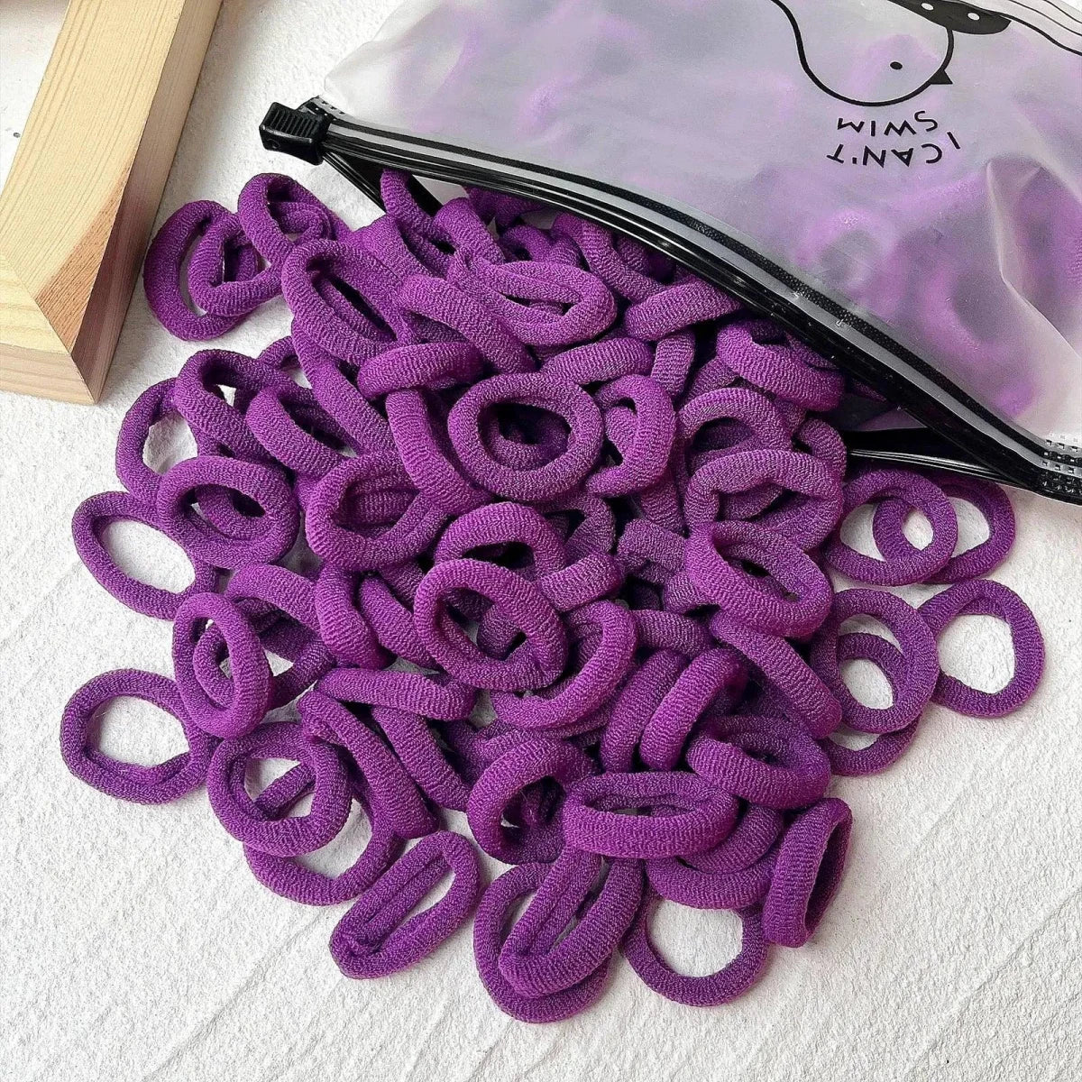 Colorful Kids Elastic Hair Bands - 20/50pcs Set