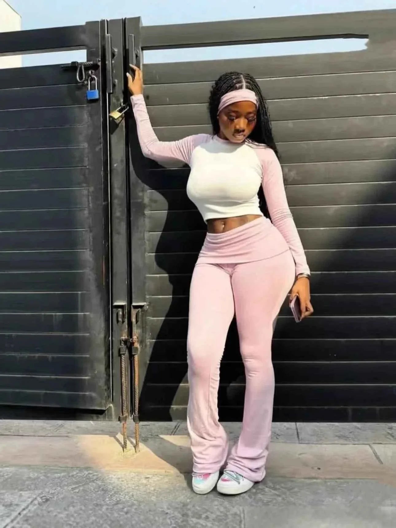 Conjunto de chándal de 2 piezas para mujer FAGADOER
