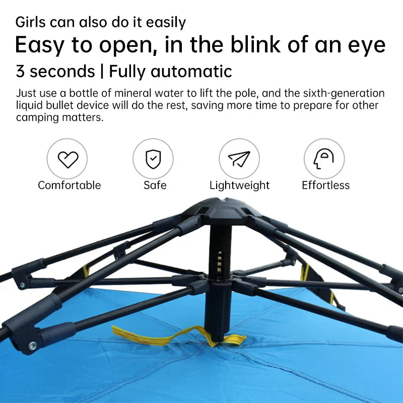 QuickSet Oasis Pop-Up Tent for 2-4 Persons - Weather Ready