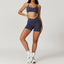 Ensemble de yoga pour femmes en 2 pièces : top court et leggings