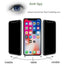Protecteurs d'écran en verre trempé anti-espion 3PCS pour iPhone
