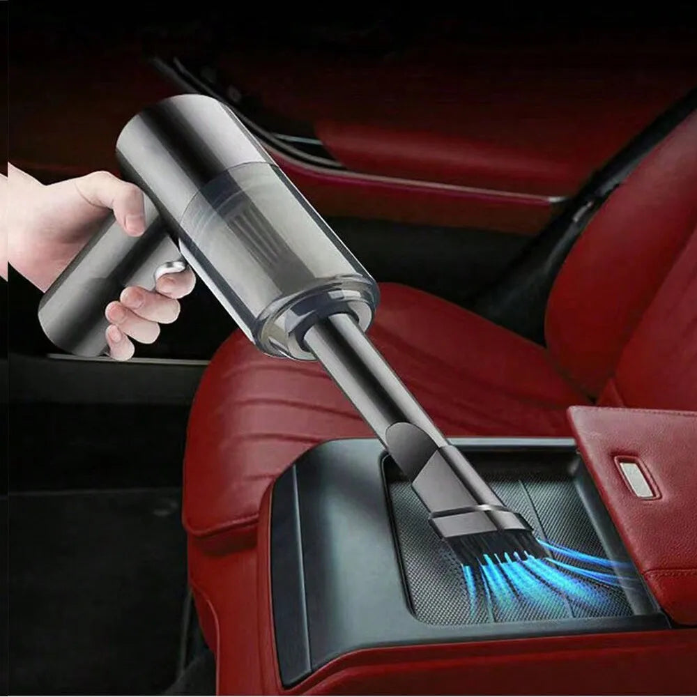 3 In 1 Integrated Suction And Blowing Vacuum Combination Vacuum Cleaner USB Charging Small Car Household Vacuum Cleaner - Korvel