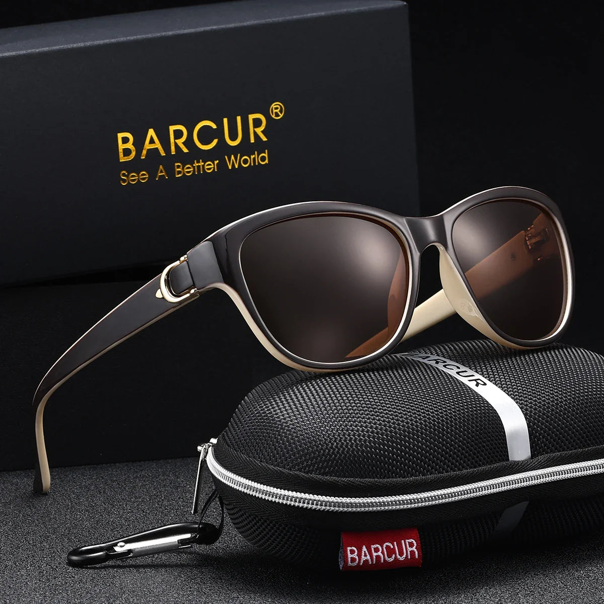Gafas de sol de moda para hombres BARCUR polarizadas - Protección UV400 elegante