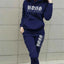 Ensemble de sweat à capuche et pantalon de survêtement de luxe pour femmes