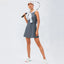 Robe de tennis sans manches pour femmes avec shorts