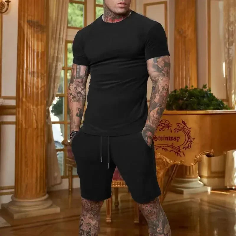Conjunto de Ropa Deportiva Transpirable para Hombre en Verano