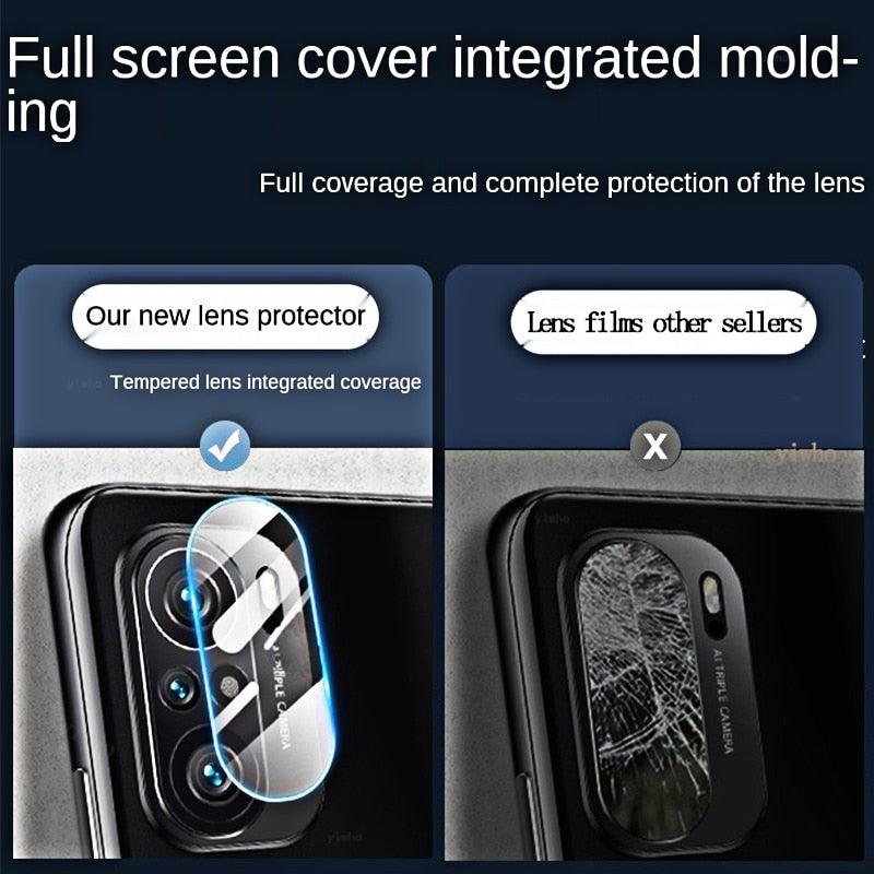 5PCS Tempered Glass Camera Lens Protectors for iPhone