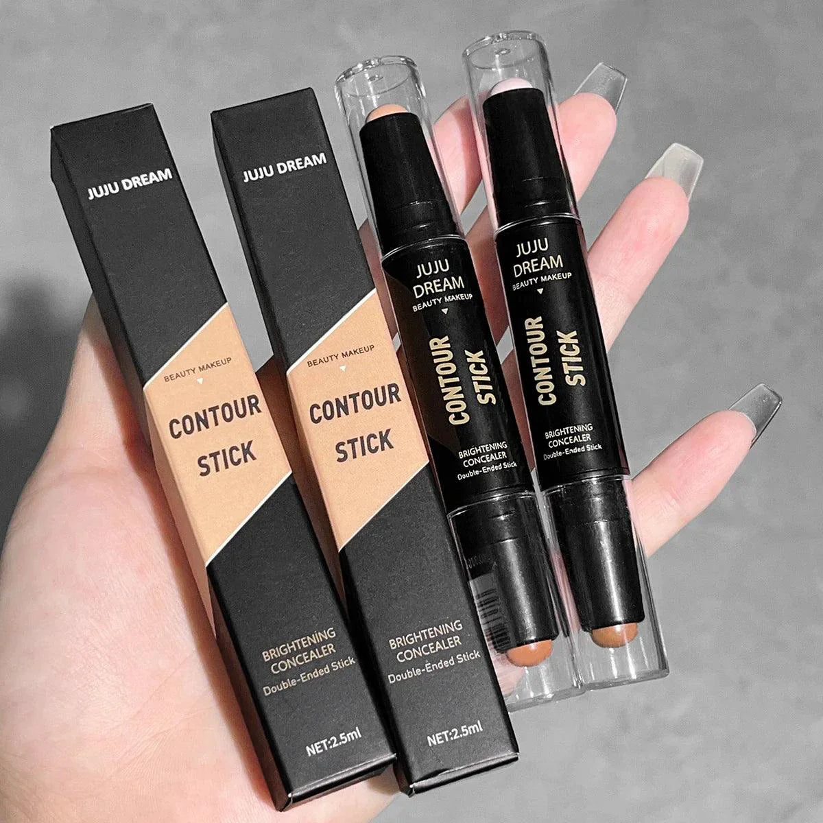 Dual Purpose Highlight Trimming Stick for Sculpting & Brightening