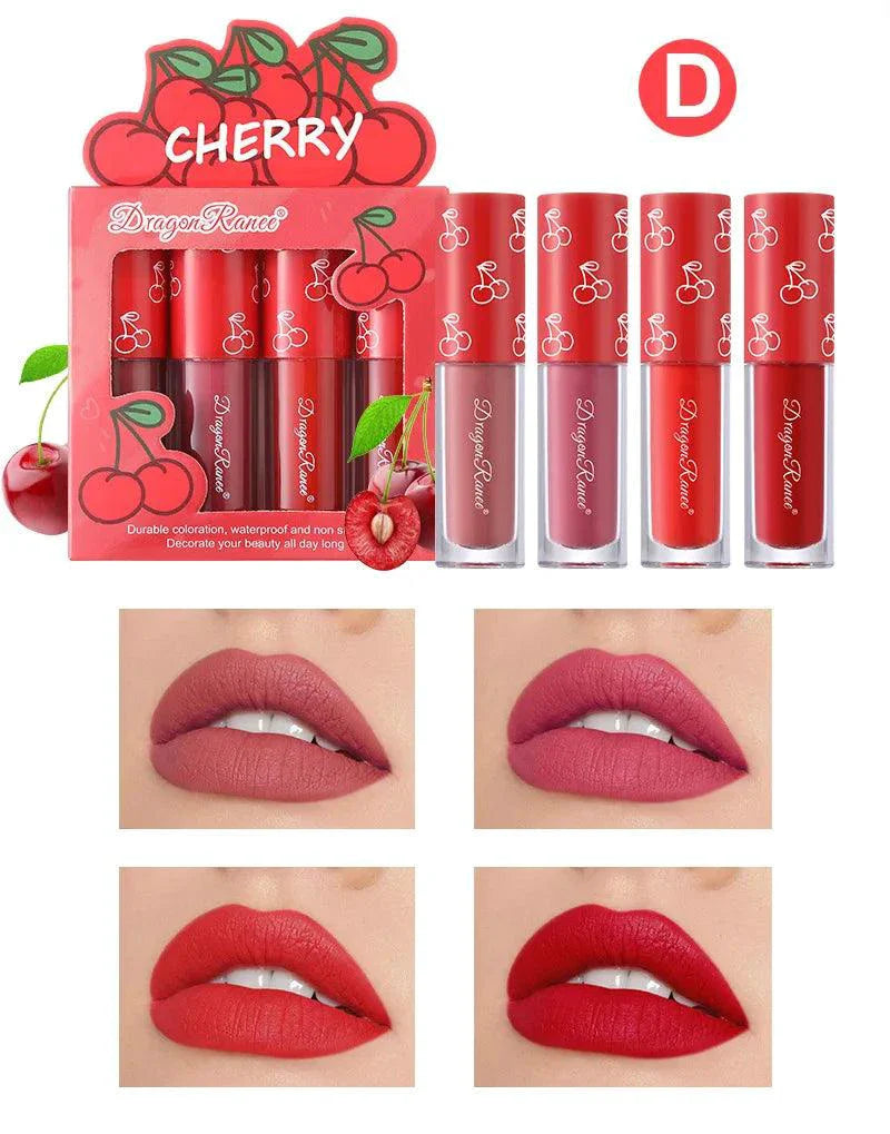 Mini Velvet Matte Lip Gloss Set - 4 Piece Collection